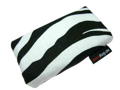 Handytasche weeBag Sri Lanka - Zebra schwarz/weiss - z.B. für IPhone