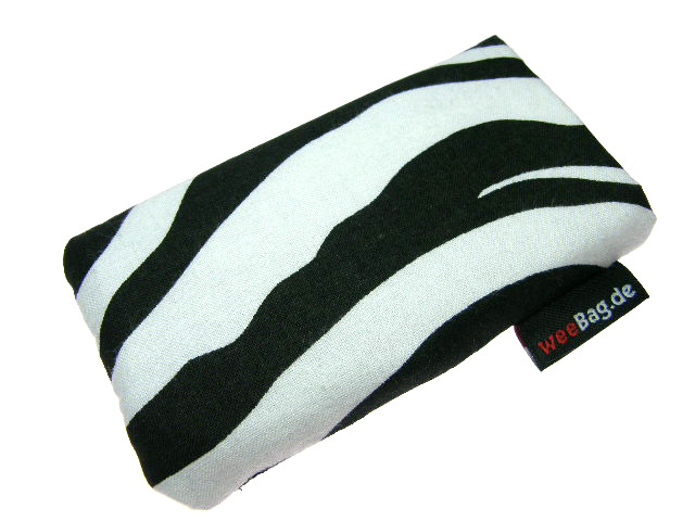 Strahlenschutz Handytasche - Zebra schwarz/weiss - für alle Handys